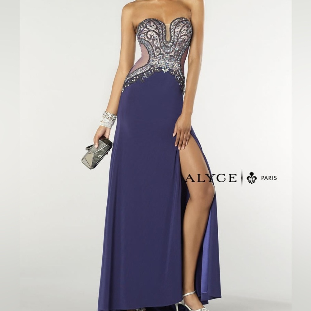 ALYCE PARIS dress 6349 prom dress Mardi Gras dress size 00